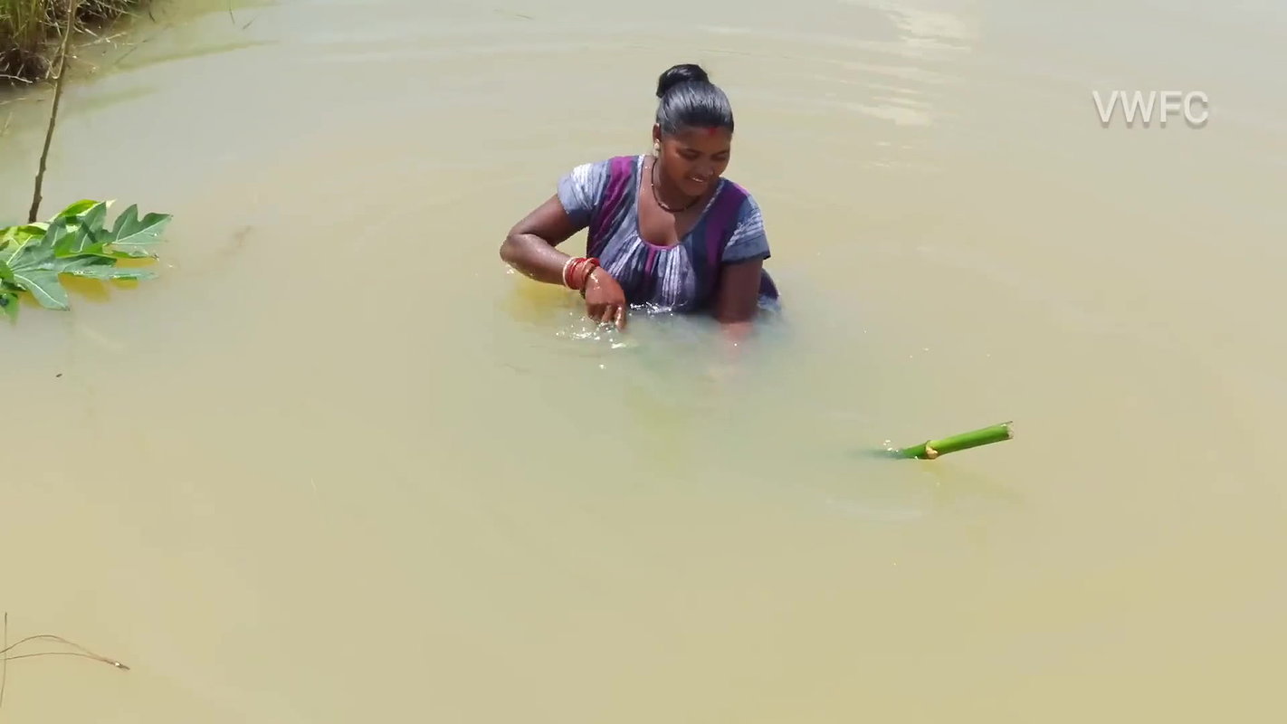 Village Women New Net fishing video 13