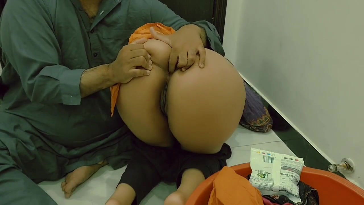 Helping My Stepmom Washing Clothes In Exchange Of