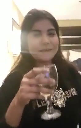 Desi cute call girl with clients in a hotel showing boobs