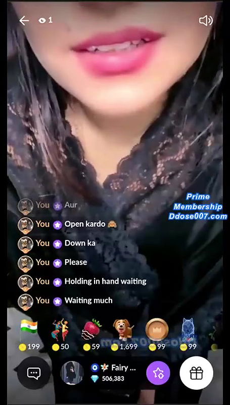 Insta Model Fairy Str!pping Showing Pressing Boobs