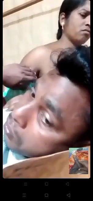 Bhabhi boobs sucking by devar, phone call disturb them