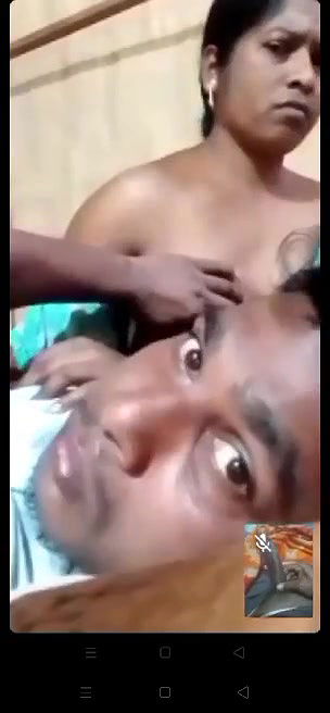 Bhabhi boobs sucking by devar, phone call disturb them