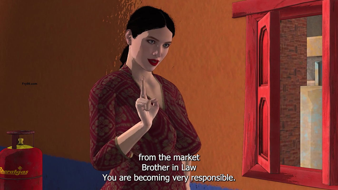 brother in laws friend caught busty slut widow bhabhi having sex and pressures her to have fucking