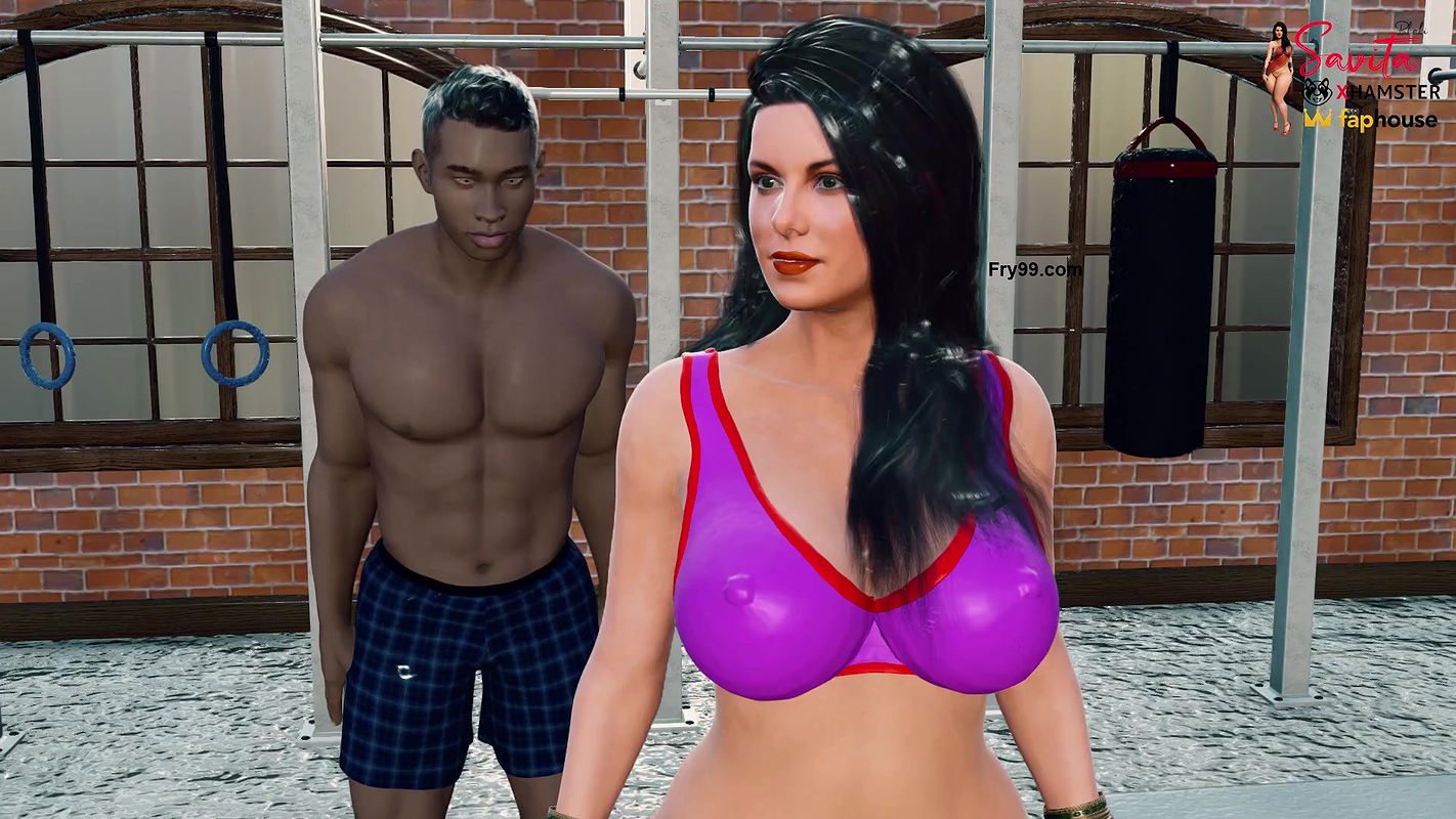 busty savita bhabhi enjoyed a sex lesson with her yoga instructor