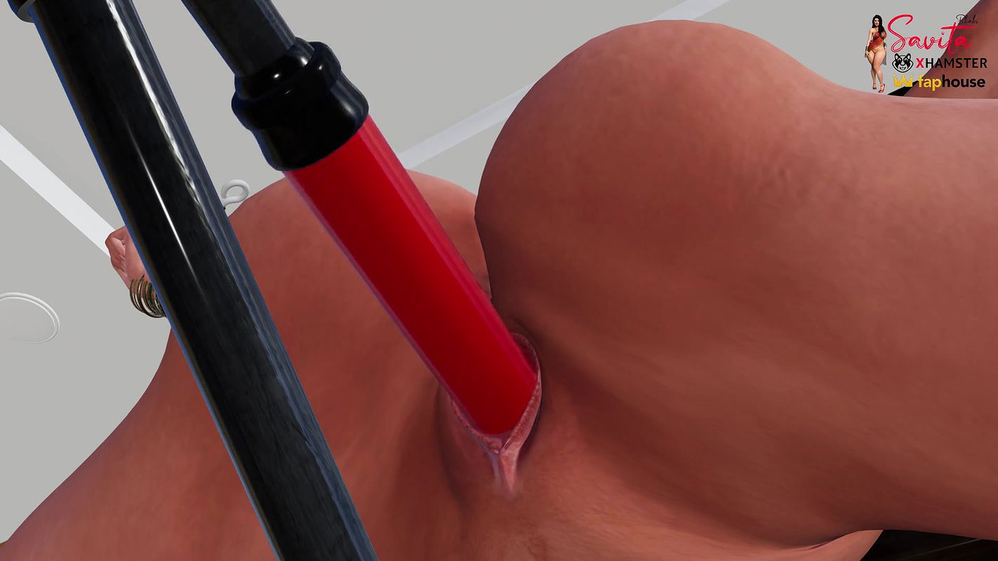 sexy stepmom fucking by machine in her office