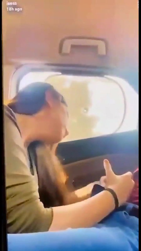 Giving Handjob and blowjob inside car