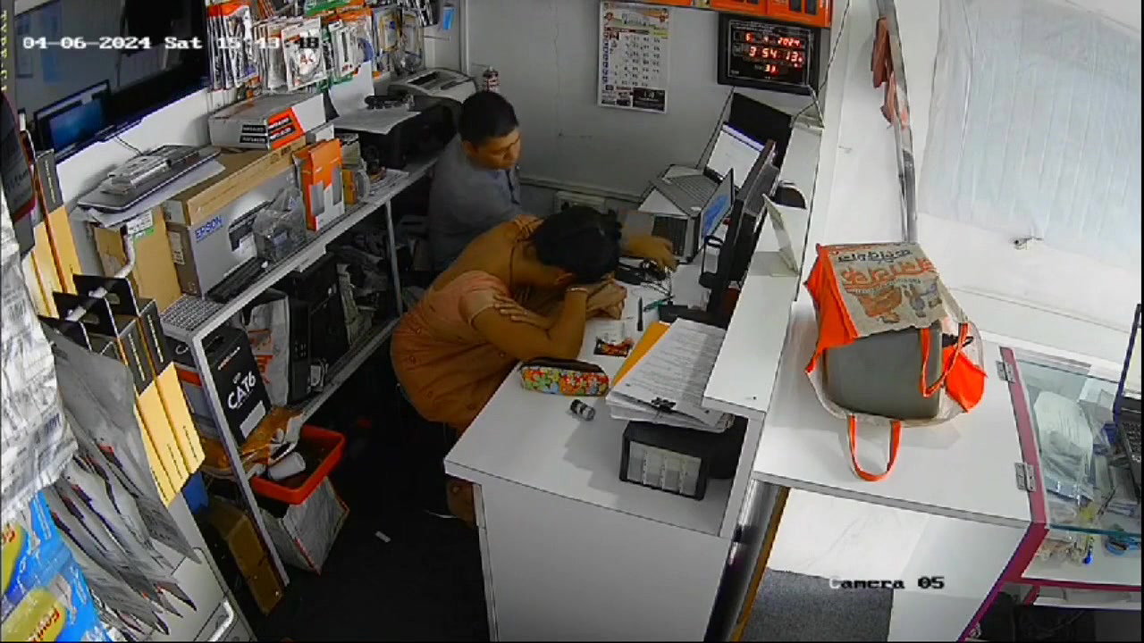 Couple caught in cctv