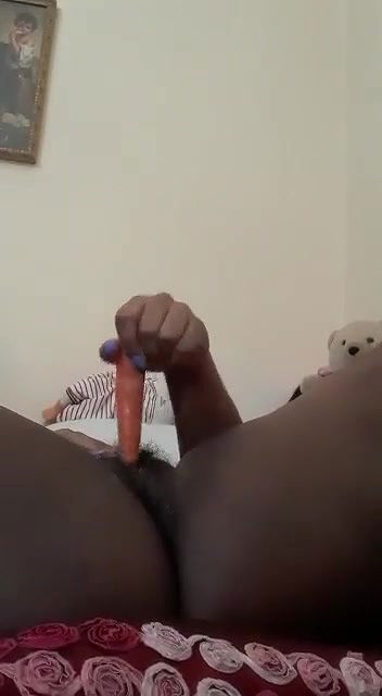 Sl Horny Busty Girlfriend Fucking Her Hairy Pussy With A Carrot HD 5 Minutes Video