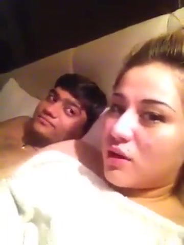 Indian guy with foreigner prostitute