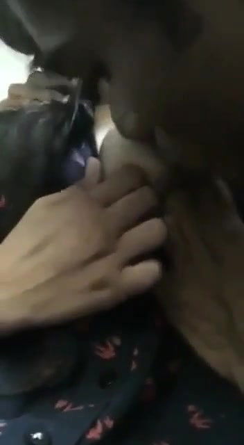 Cute girl boobs sucking by lover