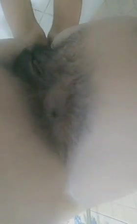 Cute girl fingering and showing her asshole