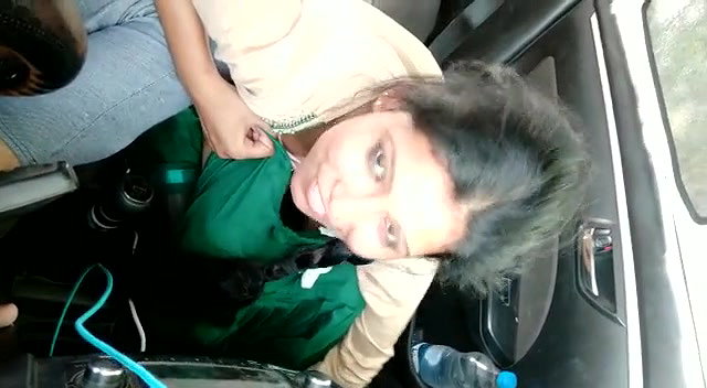 Wearing clothes after fucking in car