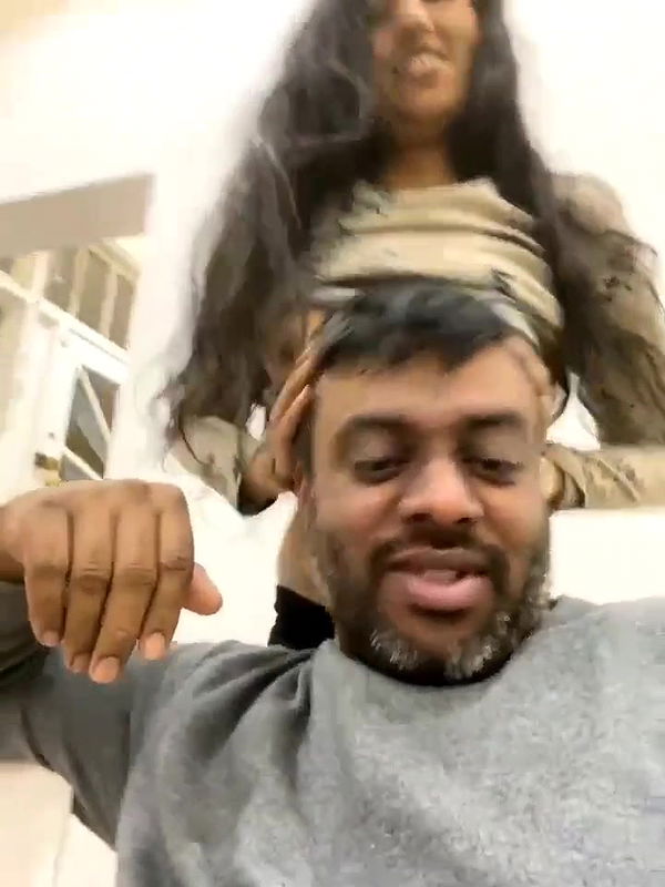 Nri Couple  Aurora Maharaj Wife Showing  Her Boobs