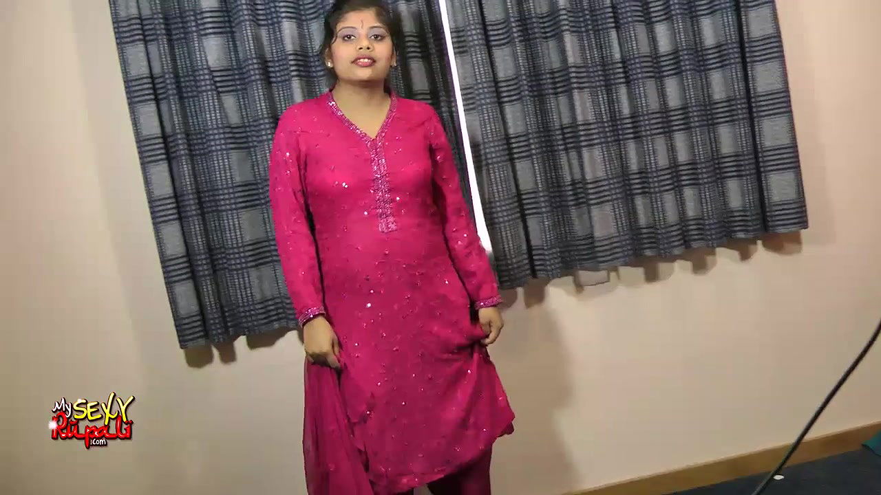 rupali bhabhi in red shalwar suit