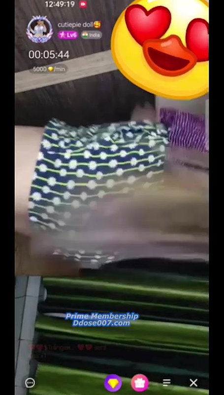 Famous YouTuber Cutiepie Doll Pressing Boobs with Full Face & Making DoggyPose