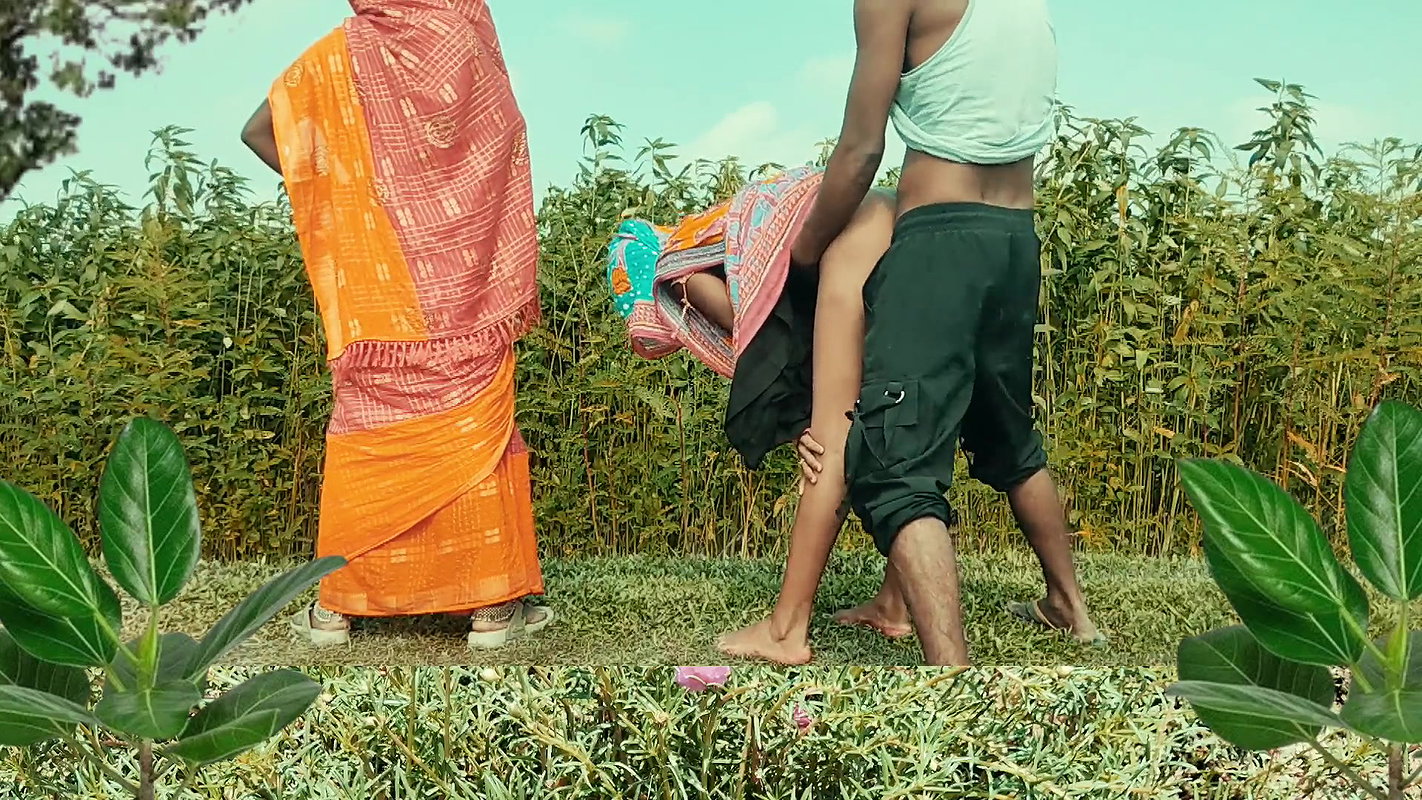 My husband’s friend fucked me and my stepsister in the jungle by making us doggy