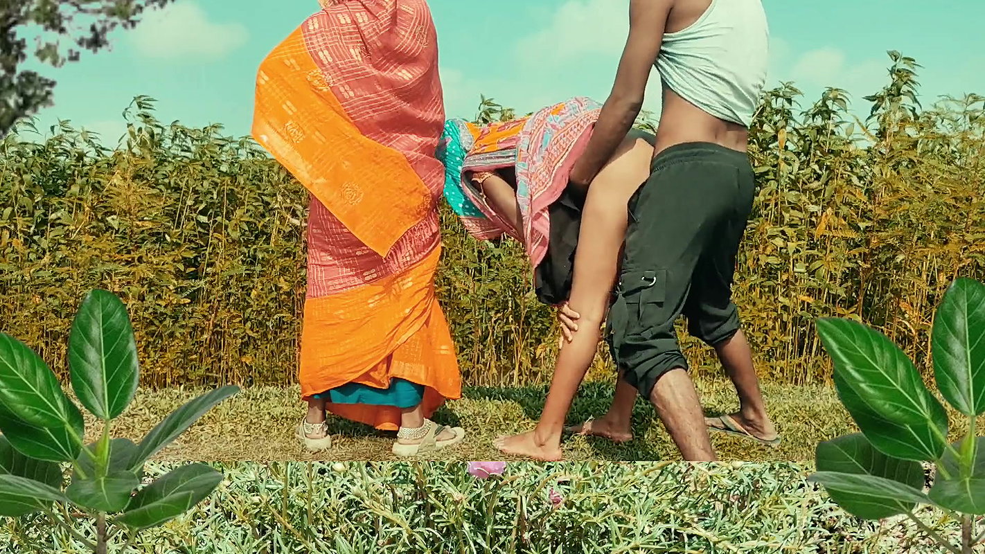 My husband’s friend fucked me and my stepsister in the jungle by making us doggy