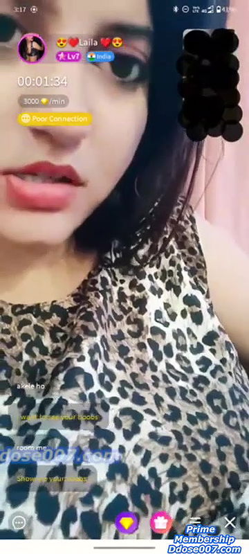 Insta Model Laila Reveal Boobs and Pussy on Chamet