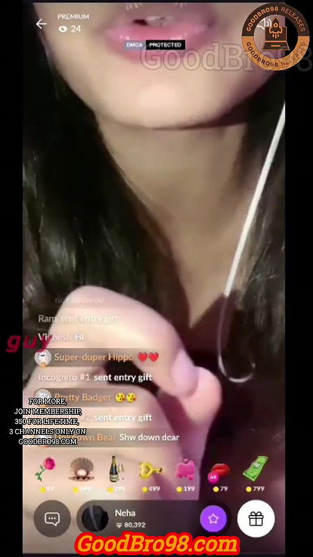 Insta Girl Neha Teasing and Stripping Full Nude Pussy and Boobs Show On Tango Live