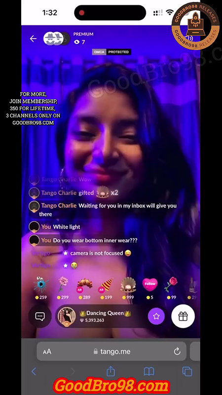 Insta Model Dancing_Queen Teasing Hot Boobs and Ass on Tango Live