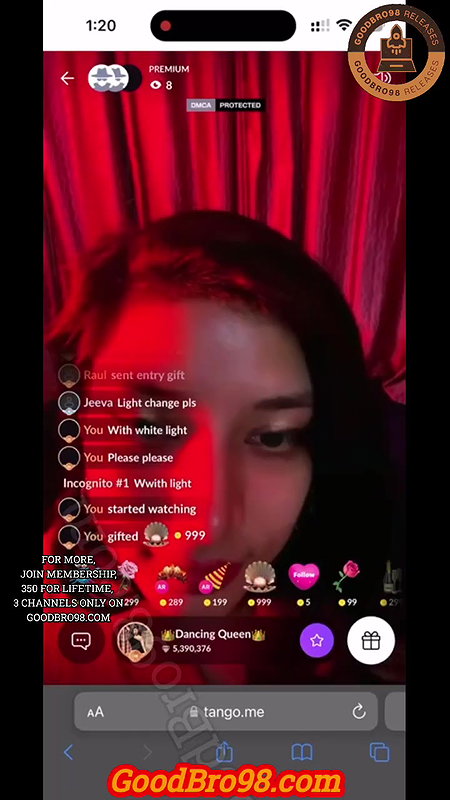 Insta Model Dancing_Queen Teasing Hot Boobs and Ass on Tango Live