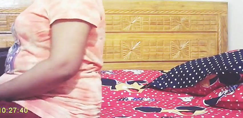 Young sexy lady with house owner suddenly meet