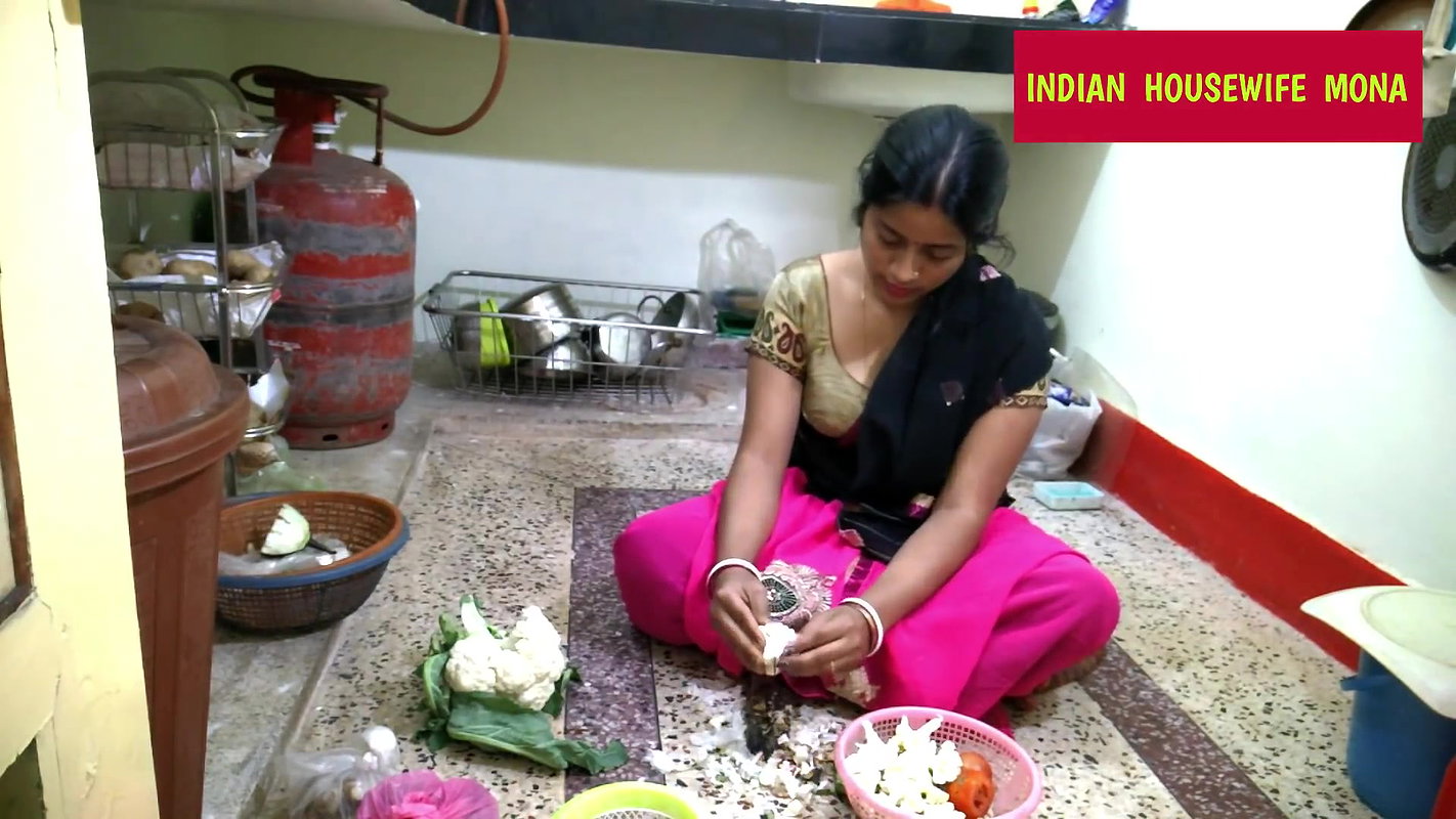 Indian housewife mona saree draping (1)