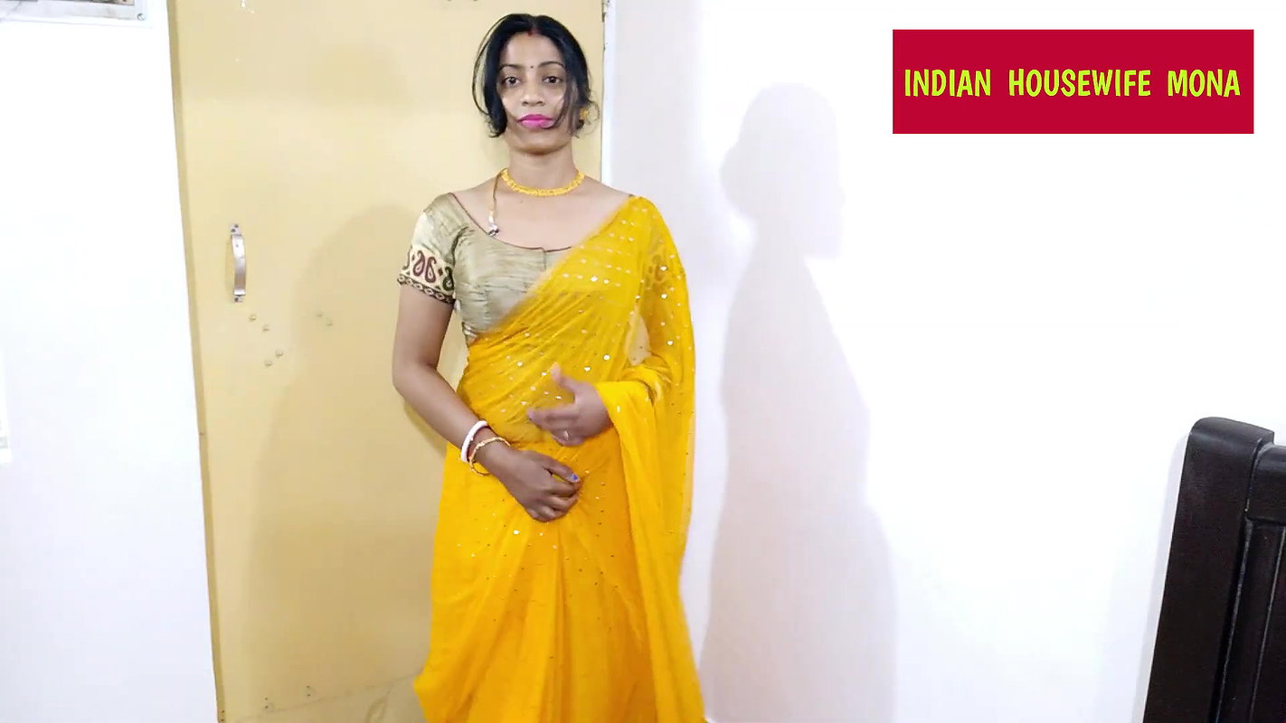 Indian housewife mona saree draping (3)