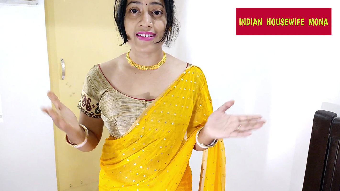 Indian housewife mona saree draping (3)