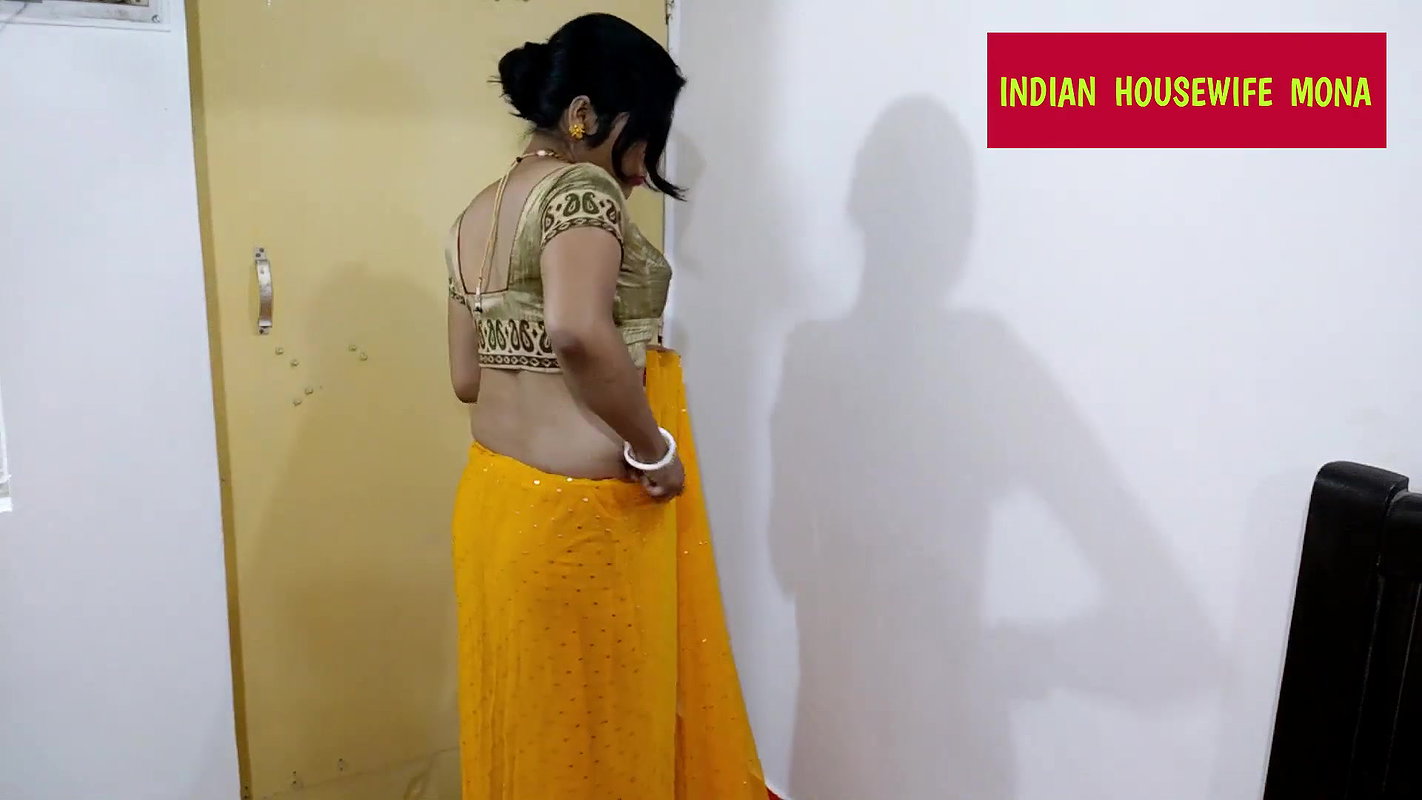 Indian housewife mona saree draping (3)