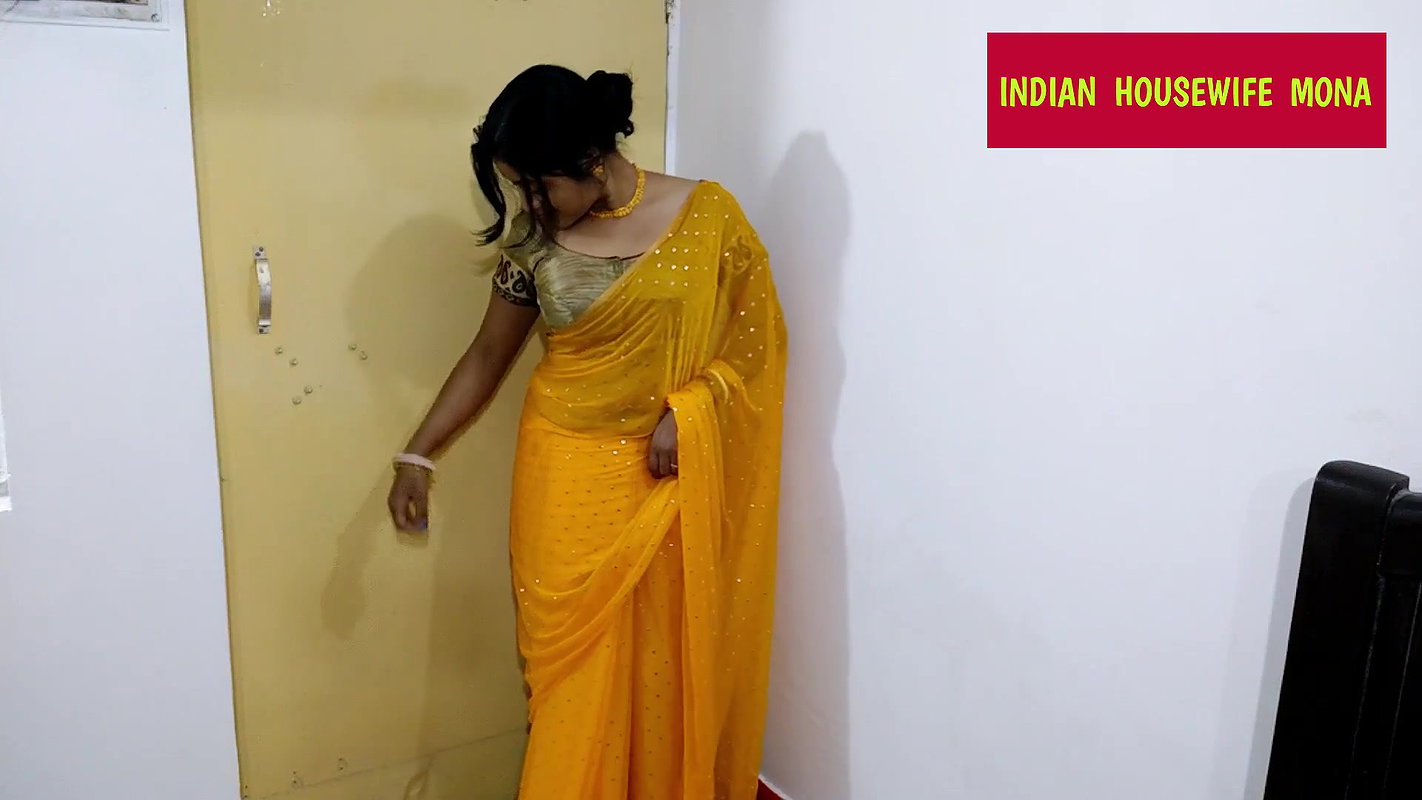 Indian housewife mona saree draping (3)
