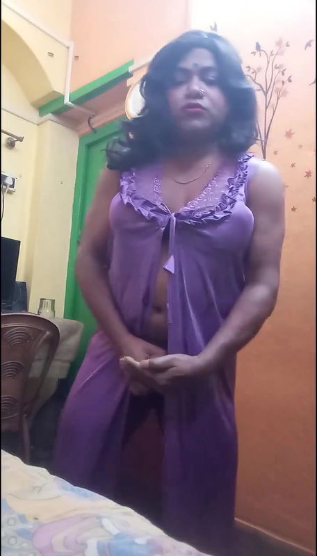 Desi Tranny Payal jerkin hard cum
