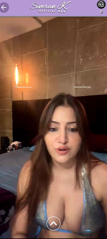 Simran Kaur Teasing in Tiny Bikini on App Live