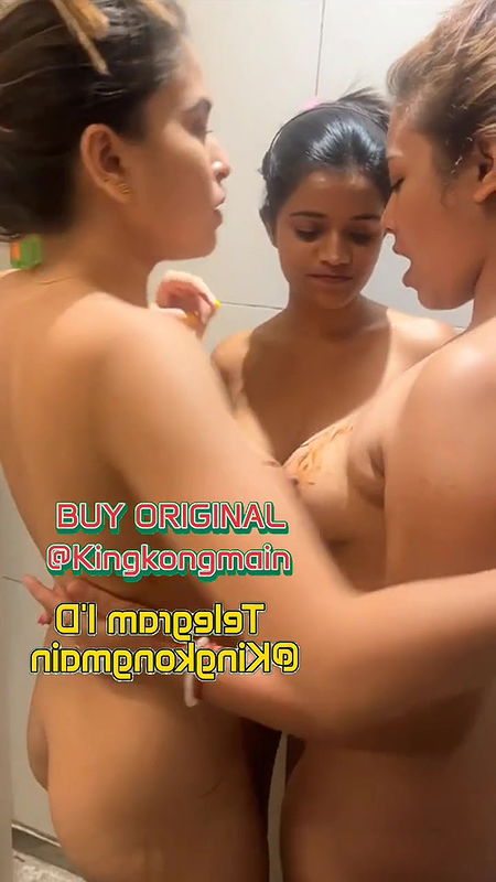 Amaira Sarmistha Ashima – Dangerous Trio Chocolate Play in The Shower Full Nude