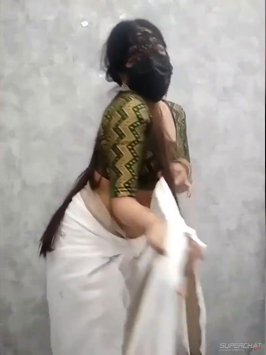 Indian Girl  Showing Her Curves And  Boobs