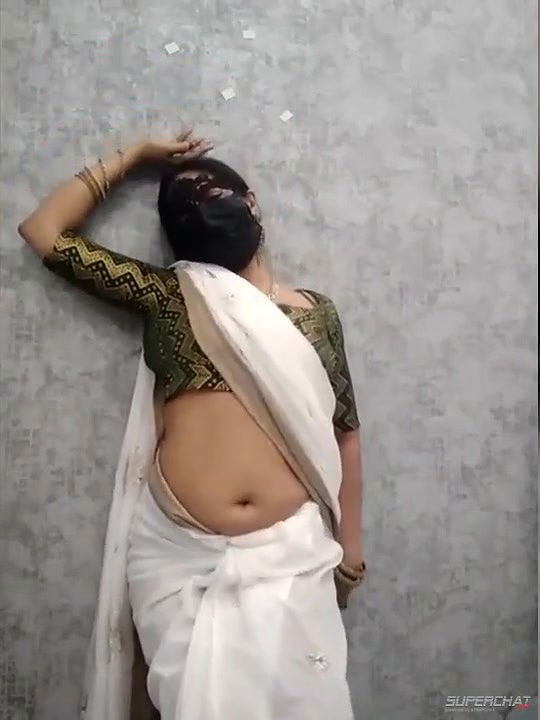 Indian Girl  Showing Her Curves And  Boobs