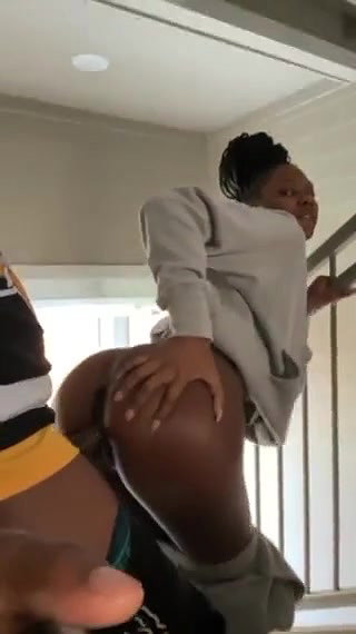 Sexy Girl Outdoor Standing Doggy Style Fucking