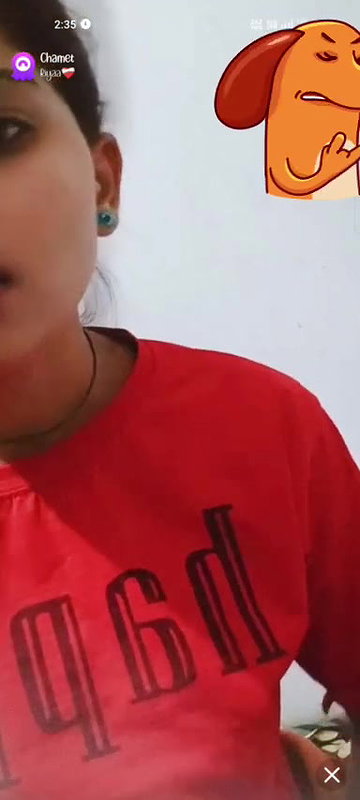 Chamet cute girl open