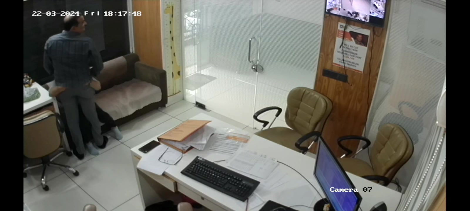 Beautiful Indian Secretary Fucked by Manager in Office CCTV Cam Recorded