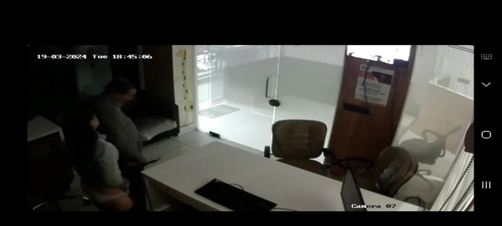 Beautiful Indian Secretary Fucked by Manager in Office CCTV Cam Recorded
