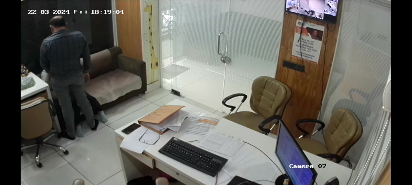 Beautiful Indian Secretary Fucked by Manager in Office CCTV Cam Recorded