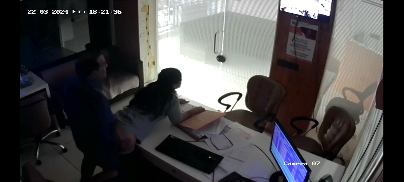 Beautiful Indian Secretary Fucked by Manager in Office CCTV Cam Recorded