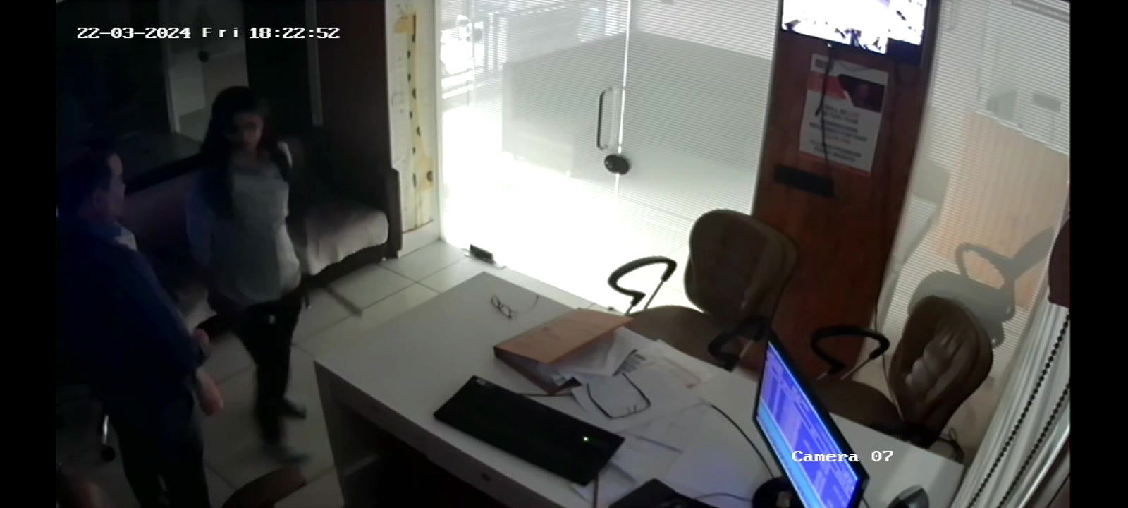 Beautiful Indian Secretary Fucked by Manager in Office CCTV Cam Recorded