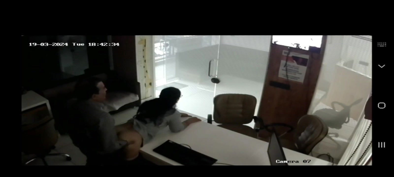 Beautiful Indian Secretary Fucked by Manager in Office CCTV Cam Recorded