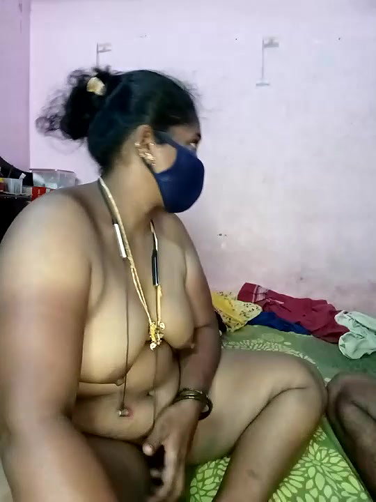 South Indian Tamil Aunty Show Her Big Boobs With Husband