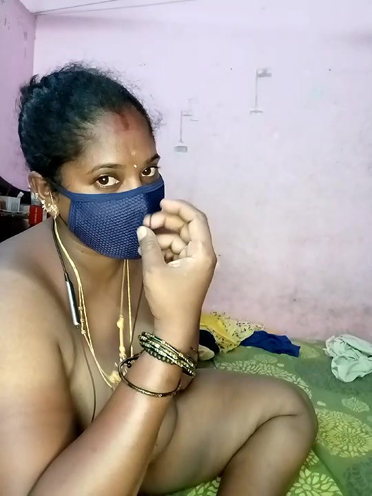 South Indian Tamil Aunty Show Her Big Boobs With Husband