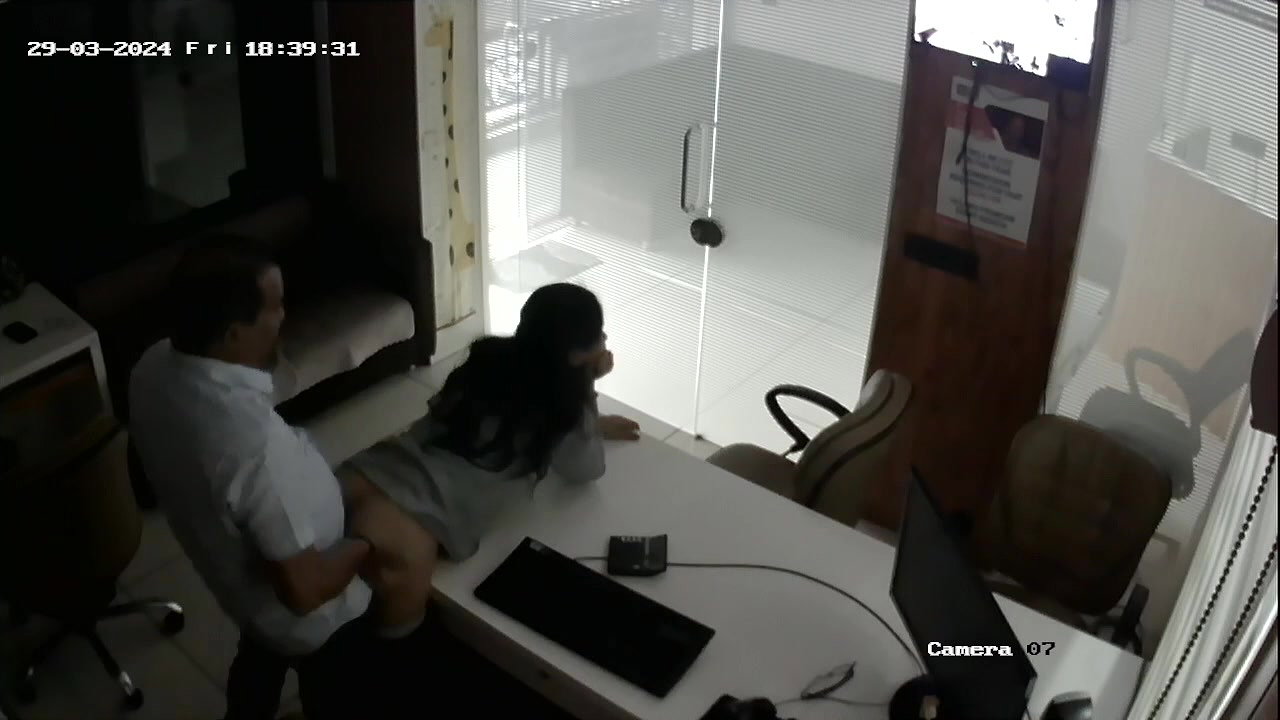 Secretary Fucked by Manager in Office CCTV Cam Recorded New 2