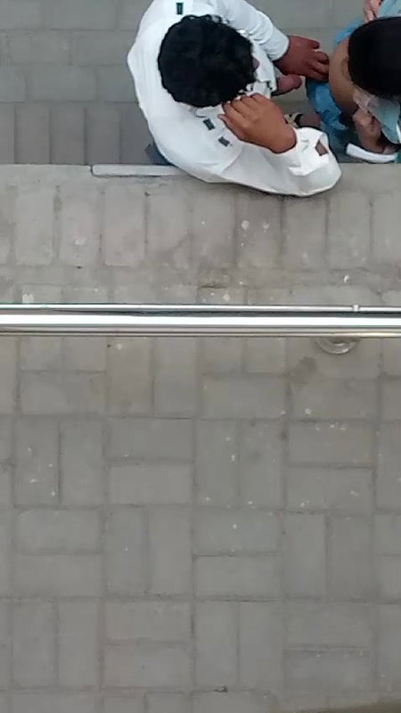 Aunty giving blowjob outdoor