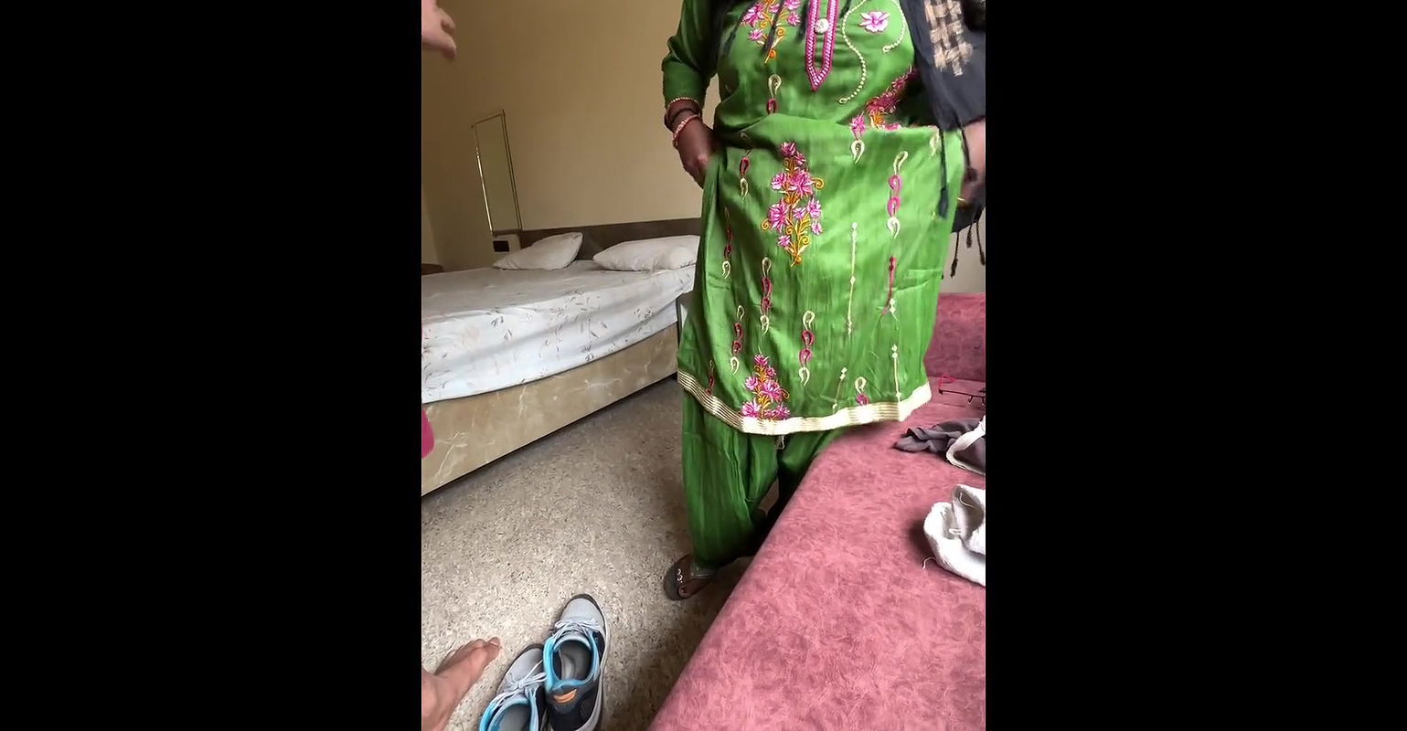 Brother-in-law gave in sister-in-law’s hand!