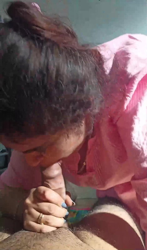 Sexy Desi Wife Blowjob